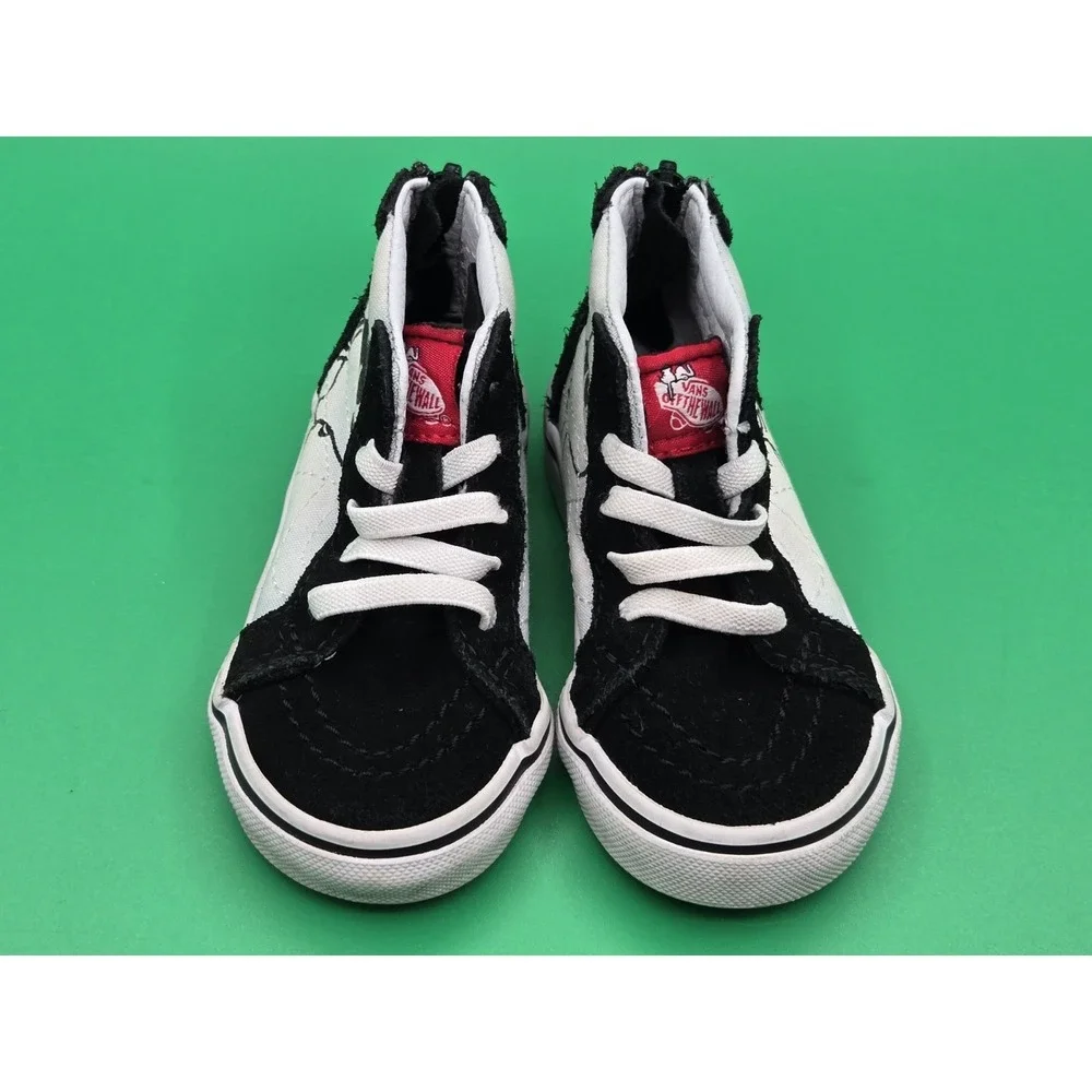 Vans x Peanuts SK8-Hi Sneaker - Joe Cool Snoopy Woodstock Black - Toddler 4.5 US